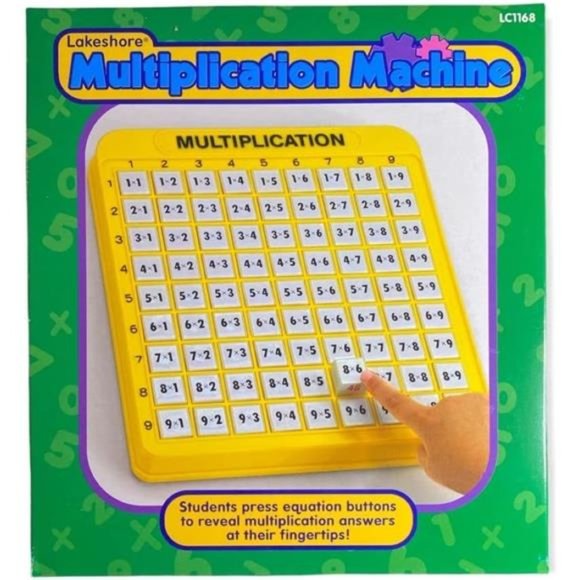 Lakeshore Multiplication Machine, Learning toys for Kids, Preschoolers - Picture 1 of 3